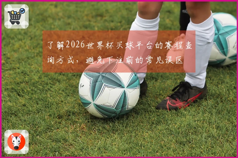 了解2026世界杯买球平台的赛程查询方式，避免下注前的常见误区